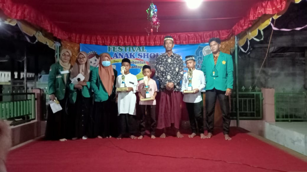 Utk Melihat SDM Potensi Non Fisik Pmrnthn Gpng KTB2 & KKN USK mengadakan lomba Festival Anak Sholeh.